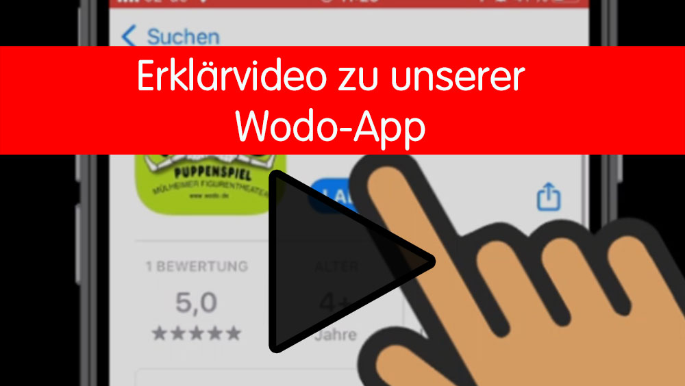 Schaltfläche: Erklärvideo zur Wodo-App